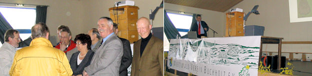 Bild rechts: Herr Werner B�llesbach, Witten, reveriert zum Thema: "Arch�ologische Funde in der Verbandsgemeinde Asbach."�