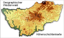 Der geographische Westerwald - unser Arbeitsgebiet.  